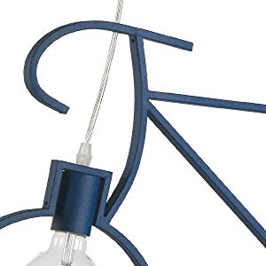 Lampadario Bike Blu