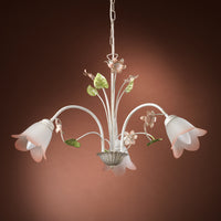 Lampadario 3 luci Botton d'oro