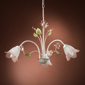 Lampadario 3 luci Botton d'oro