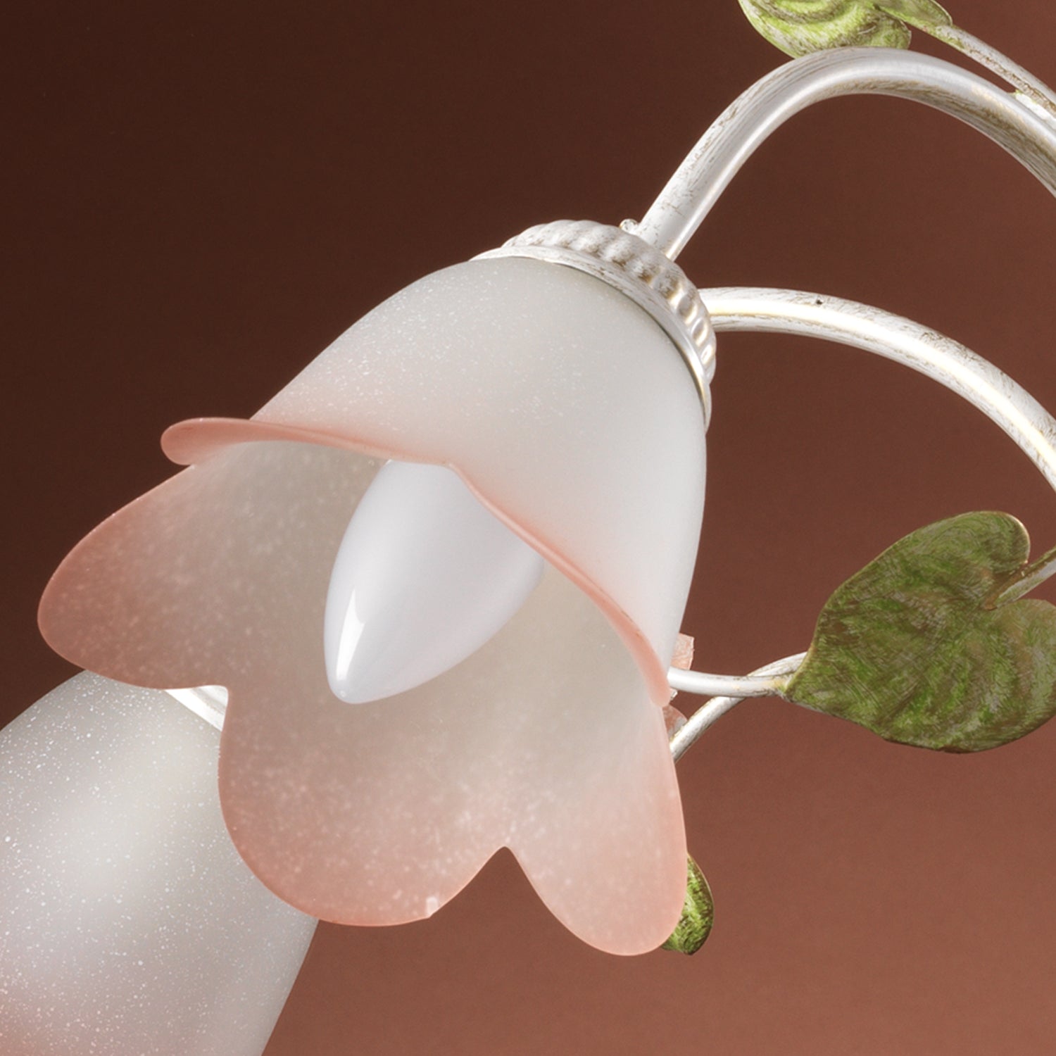 Lampadario 5 luci Botton d'oro