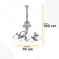 Lampadario 5 Luci Sonia