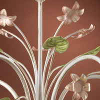 Lampadario 5 luci Botton d'oro