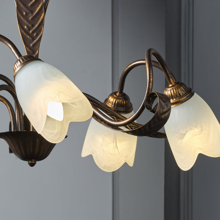 Lampadario 5 Luci Sonia