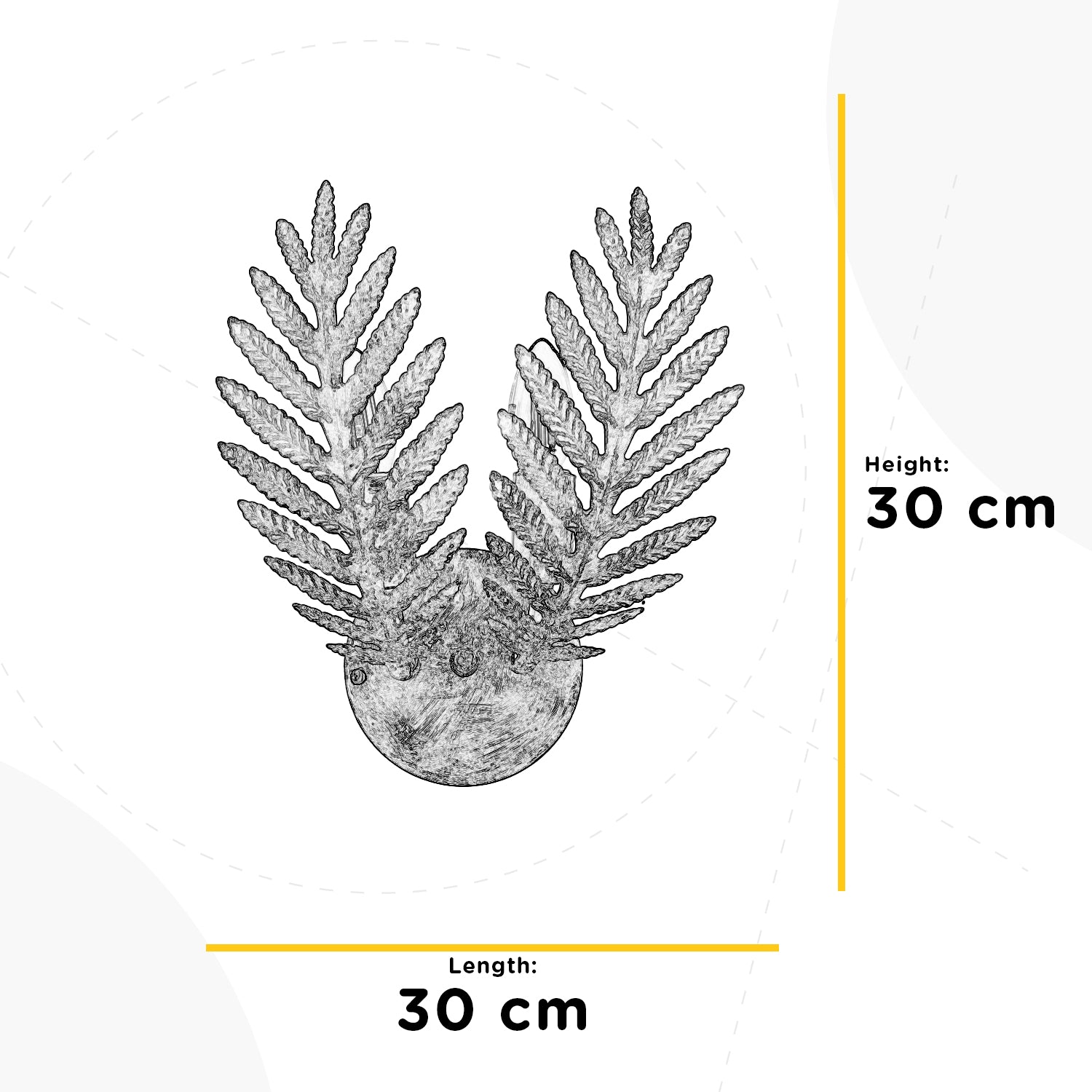 Applique Felce Avorio