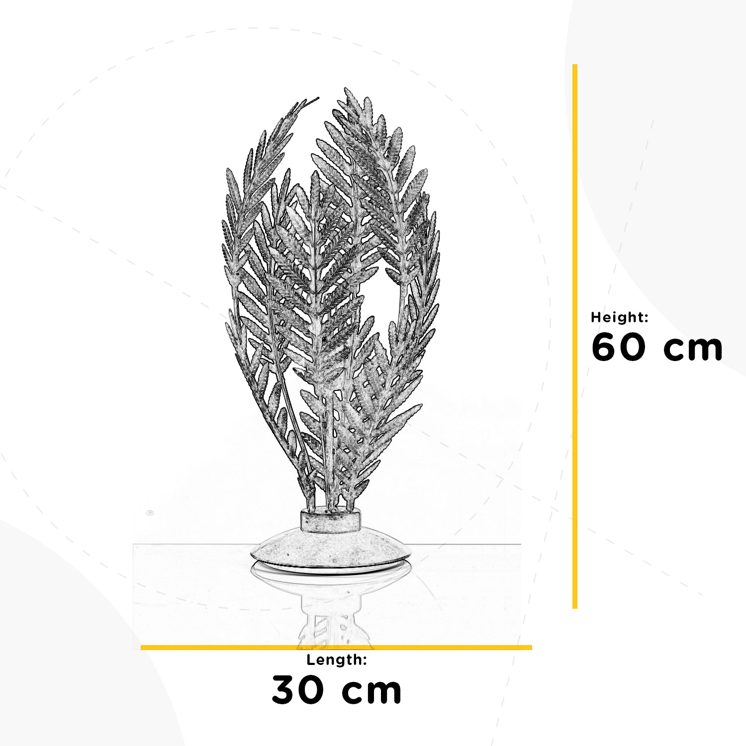 Lume Grande Felce Avorio