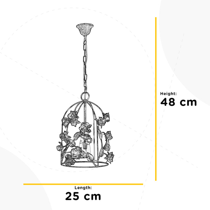 Sospensione Carolina avorio