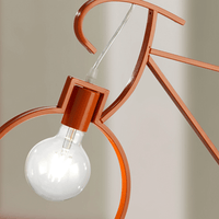 Lampadario Bike Arancione