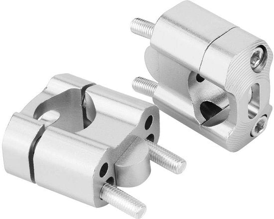 Sostegno del manubrio per motocicletta, adattatore di montaggio 22mm/28mm in alluminio