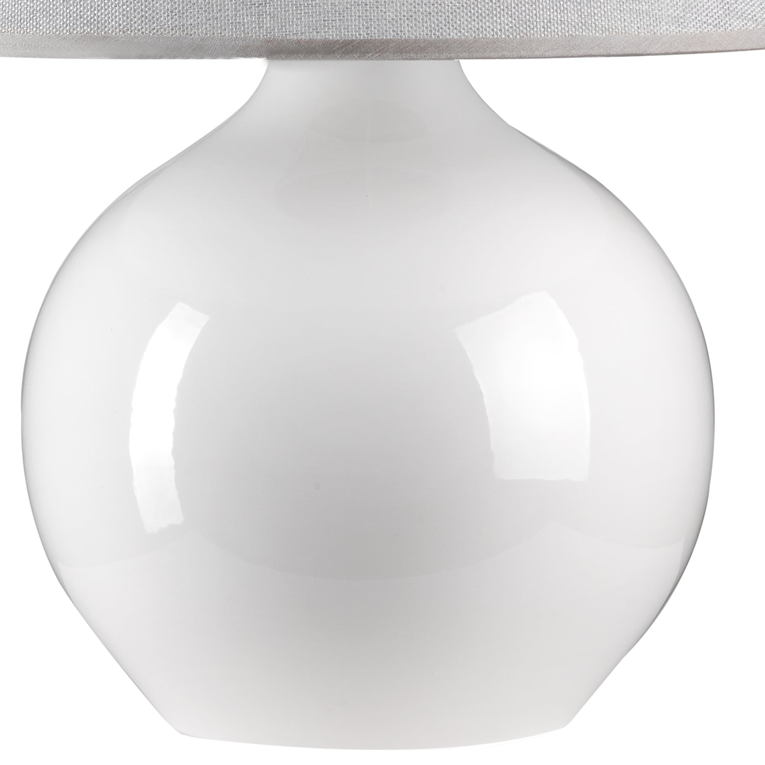 LAMPADA SFERA BIANCO PAR. GRIGIO