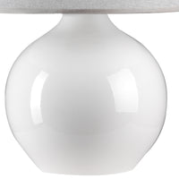 LAMPADA SFERA BIANCO PAR. GRIGIO
