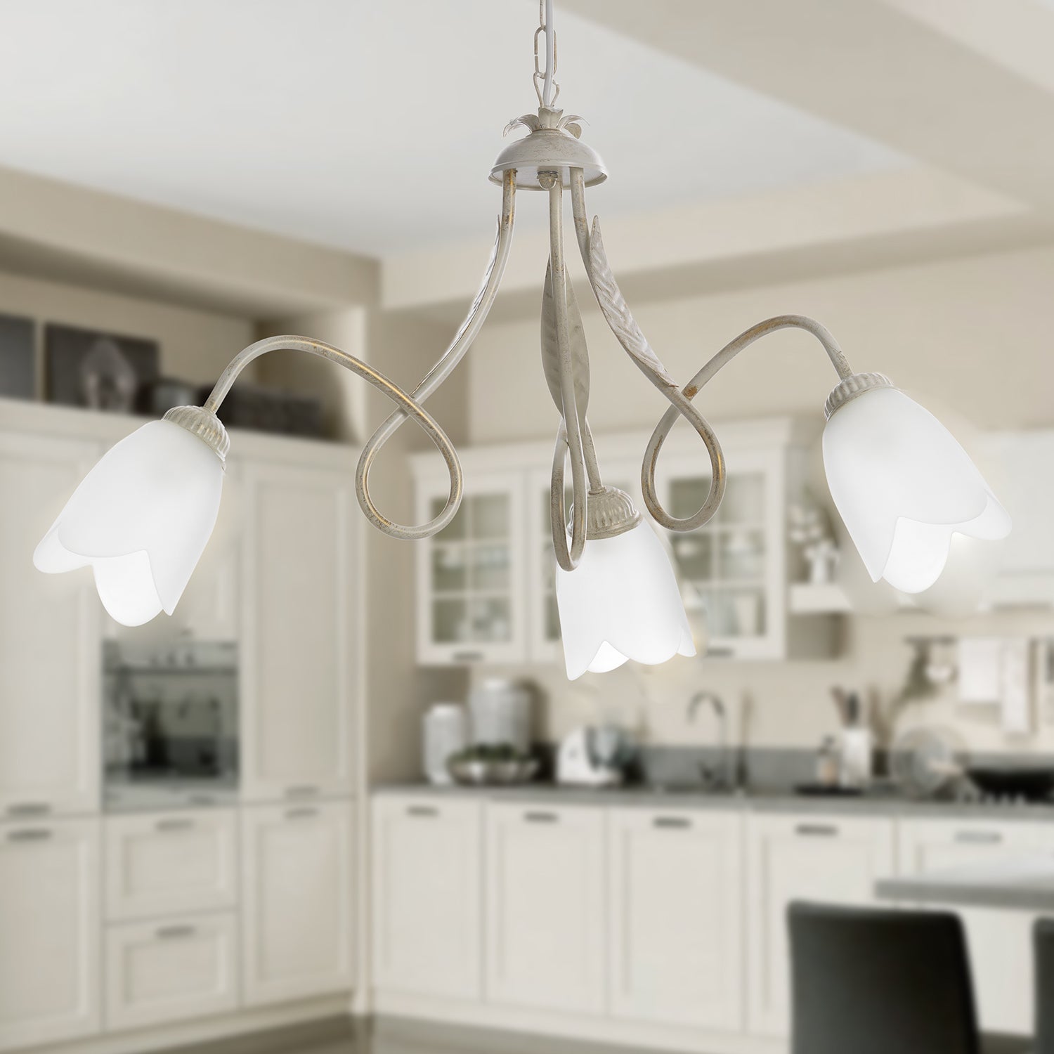 Lampadario 3 luci Doppio Giro