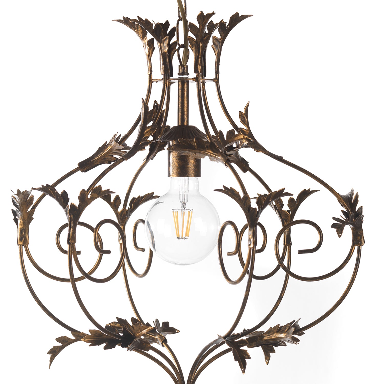 Lampadario Contessa bronzo