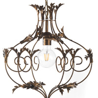 Lampadario Contessa bronzo