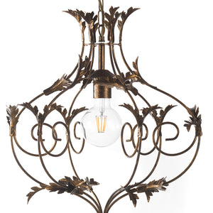 Lampadario Contessa bronzo