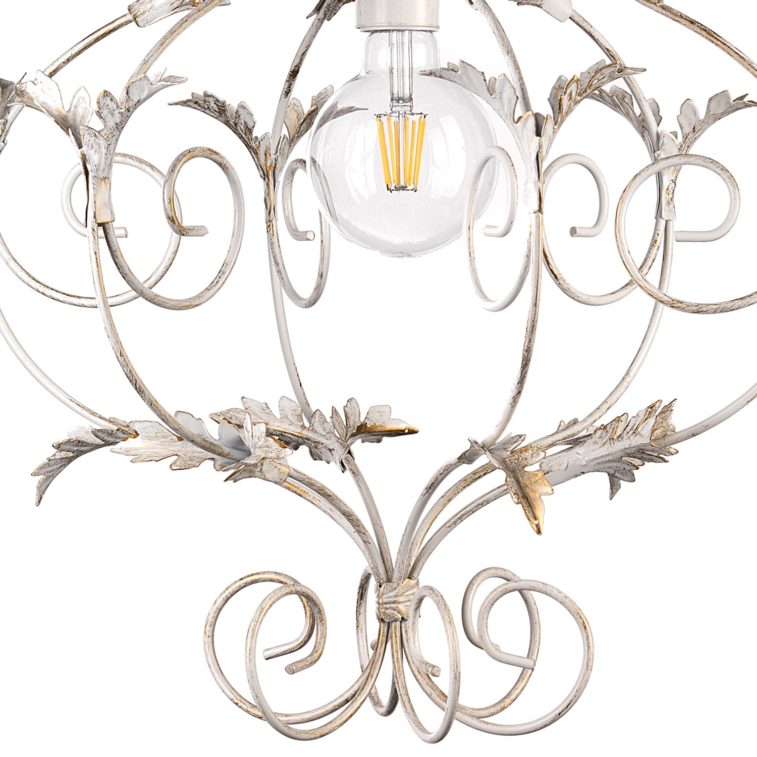 Lampadario Contessa avorio