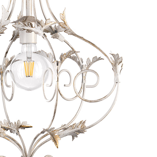 Lampadario Contessa avorio