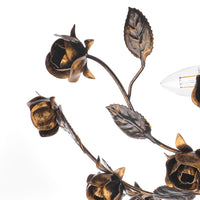 Plafoniera Carolina bronzo