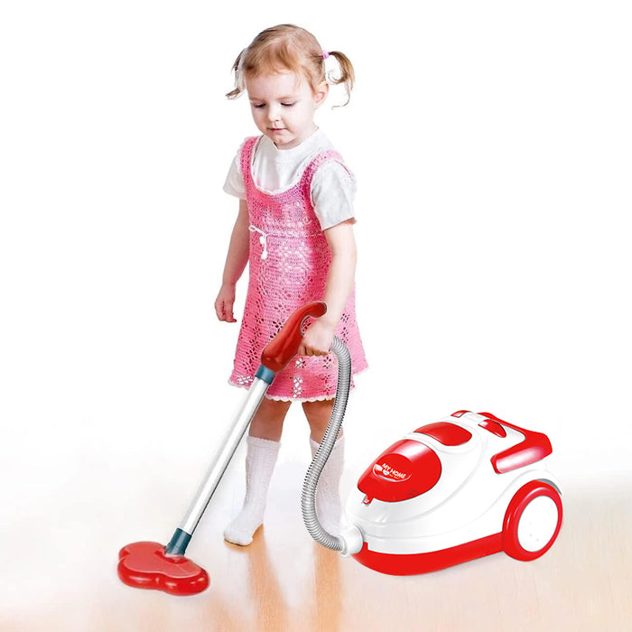 Aspirapolvere Giocattolo per Bambini Gioco Aspiratutto Luci e Suoni Idea Regalo