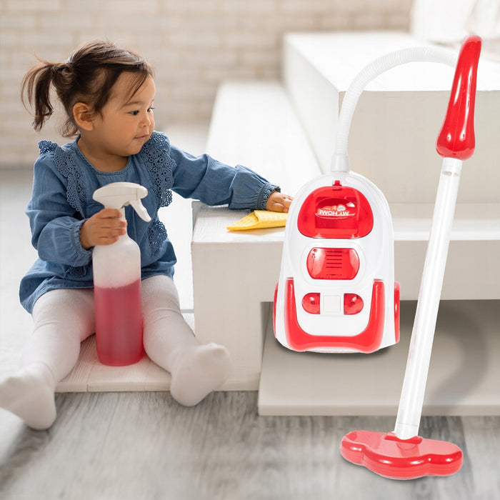 Aspirapolvere Giocattolo per Bambini Gioco Aspiratutto Luci e Suoni Idea Regalo