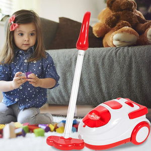 Aspirapolvere Giocattolo per Bambini Gioco Aspiratutto Luci e Suoni Idea Regalo