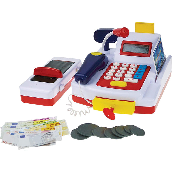 Registratore di Cassa Giocattolo per Bambini con Soldi Luci e Suoni Idea Regalo