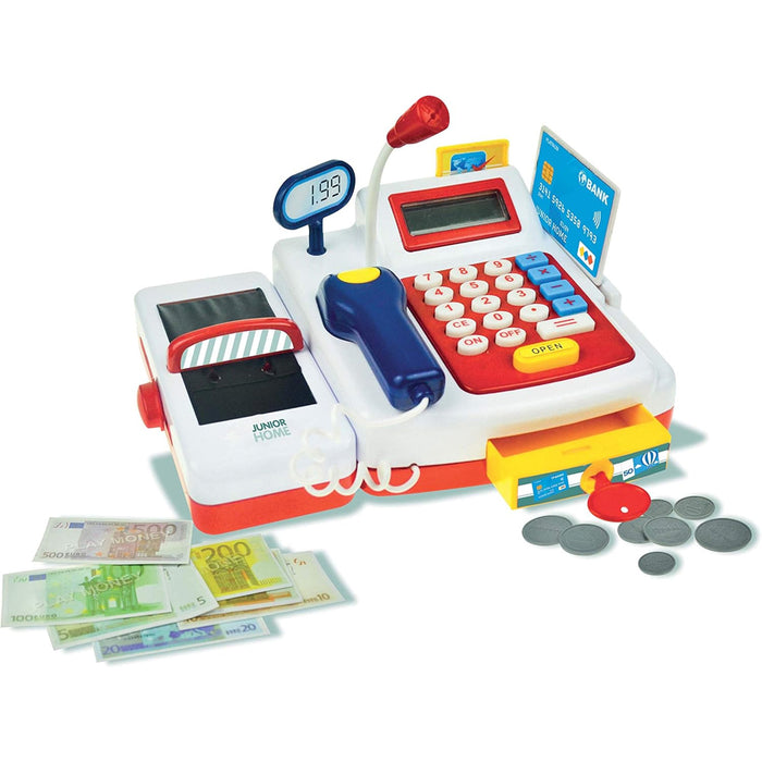 Registratore di Cassa Giocattolo per Bambini con Soldi Luci e Suoni Idea Regalo