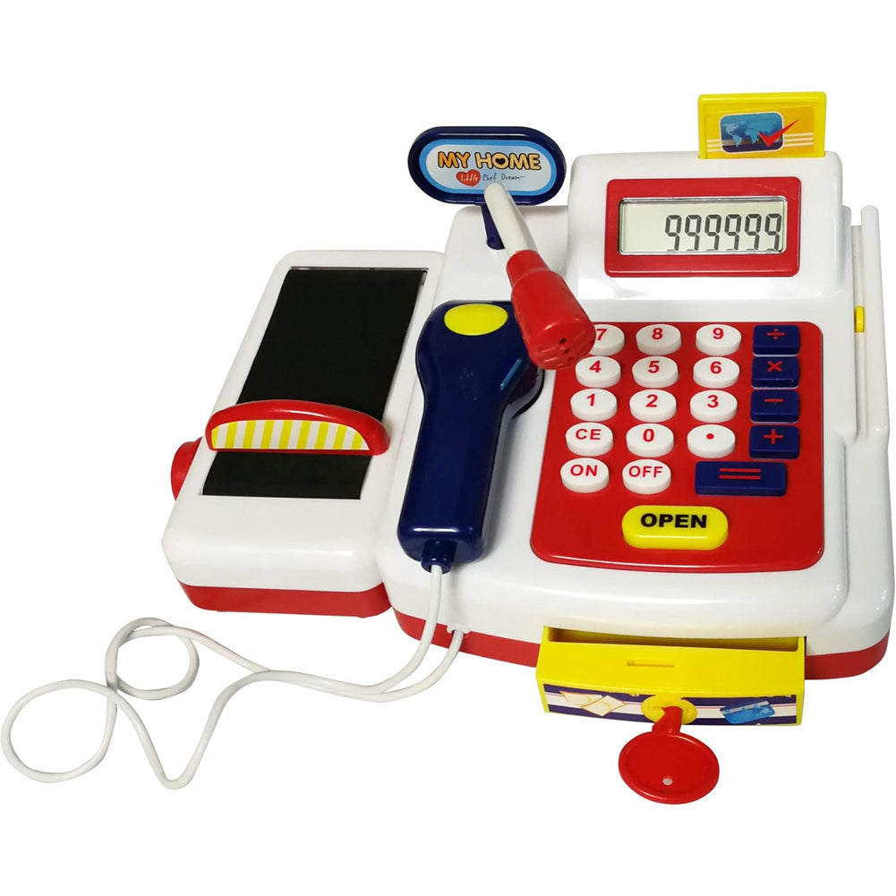 Registratore di Cassa Giocattolo per Bambini con Soldi Luci e Suoni Idea Regalo