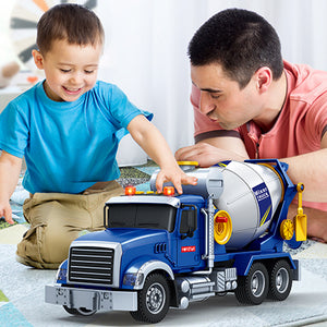 Betoniera Camion Giocattolo per Bambini con Luci e Suoni Realistici Idea Regalo