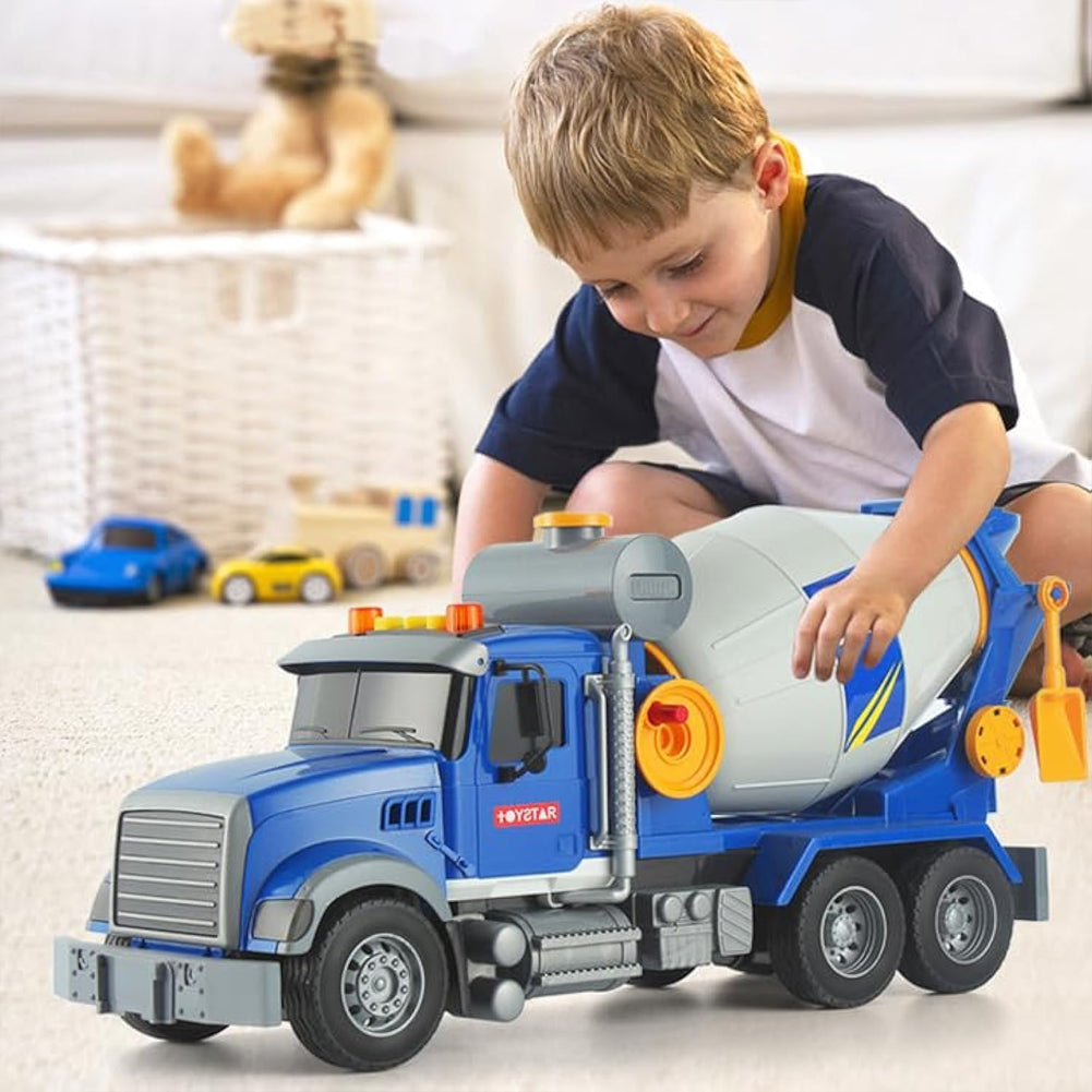 Betoniera Camion Giocattolo per Bambini con Luci e Suoni Realistici Idea Regalo
