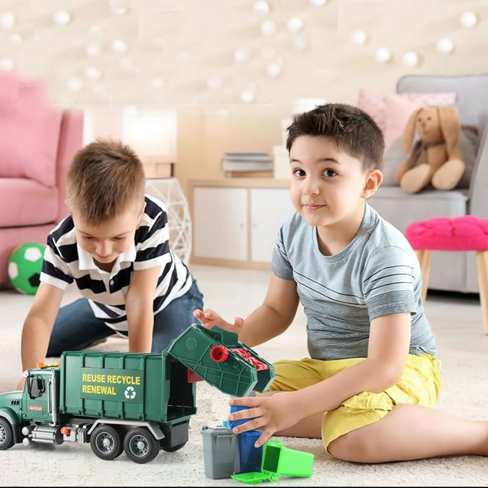 Camion della Spazzatura Giocattolo per Bambini con Luci e Suoni Idea Regalo