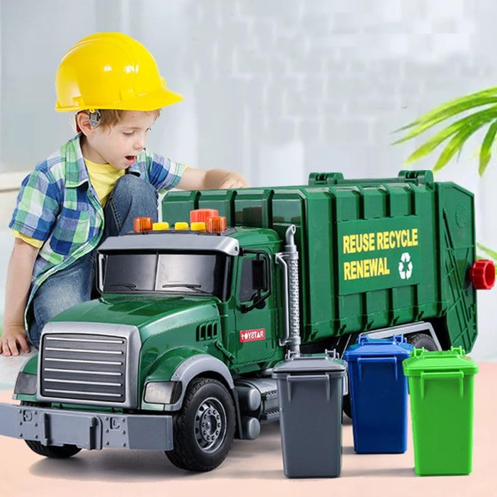 Camion della Spazzatura Giocattolo per Bambini con Luci e Suoni Idea Regalo