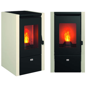 Stufa a Pellet Queen Little 6 6,2 kW/h Colore: Bianco