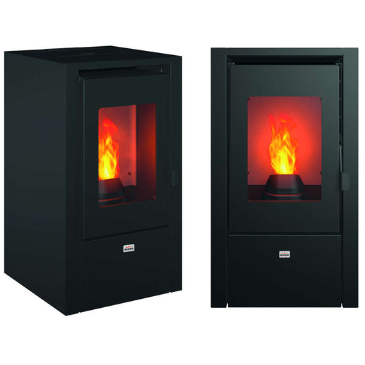Stufa a Pellet Queen Little 6 6,2 kW/h Colore: Nero