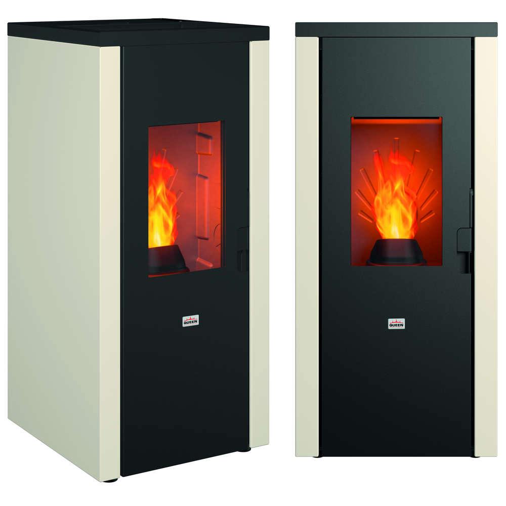 Stufa a Pellet Queen 92 EVO 5 0 8,3 kW/h Colore: Bianco