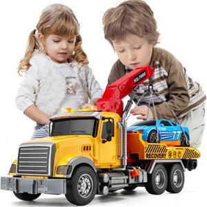Carro Attrezzi Giocattolo per Bambini Luci e Suoni Camion Soccorso Idea Regalo