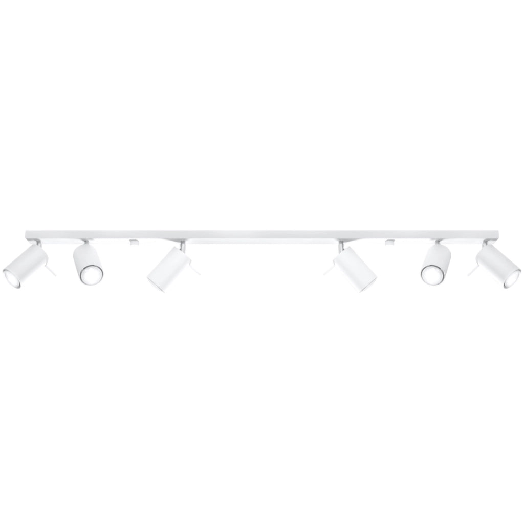 Plafoniera TORQUE 6 luci bianca Pure Lume GU10 orientabili