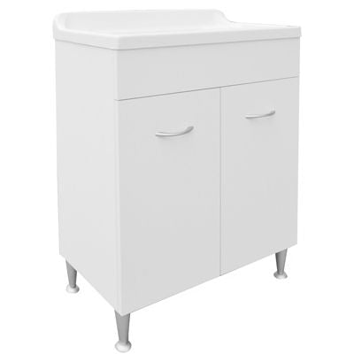 Lavatoio con mobile in legno e vasca con strizzatoio - L cm. 70 x P cm. 40