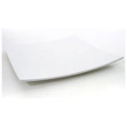 EFAY E100316IV00 Piatto Quadrato Curvo in Melamina BPA-Free Lavabile in Lavastoviglie colore Bianco avorio