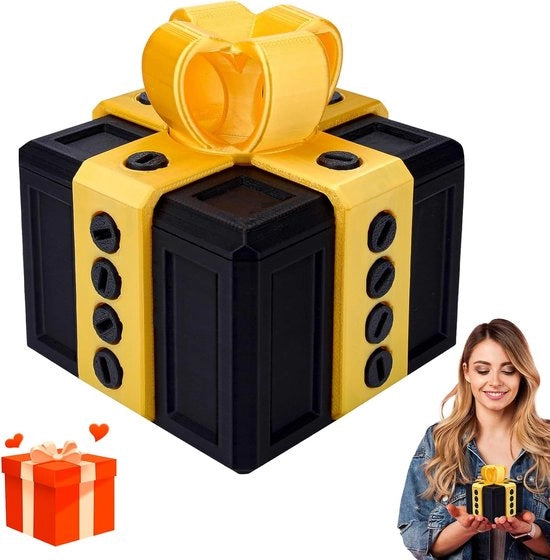 Cassa Regalo Fastidiosa - Box 3D Stampata per Sorpresa - Decorazione da Scrivania