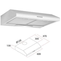 cappa elettrica per cucina 60 cm cod:ferx.17624.stock