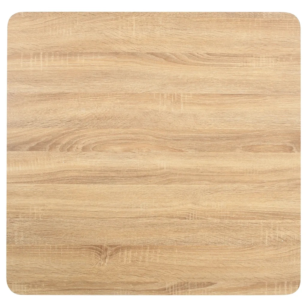 Tavolo da Bistrot Marrone Chiaro 80x80 cm in MDF