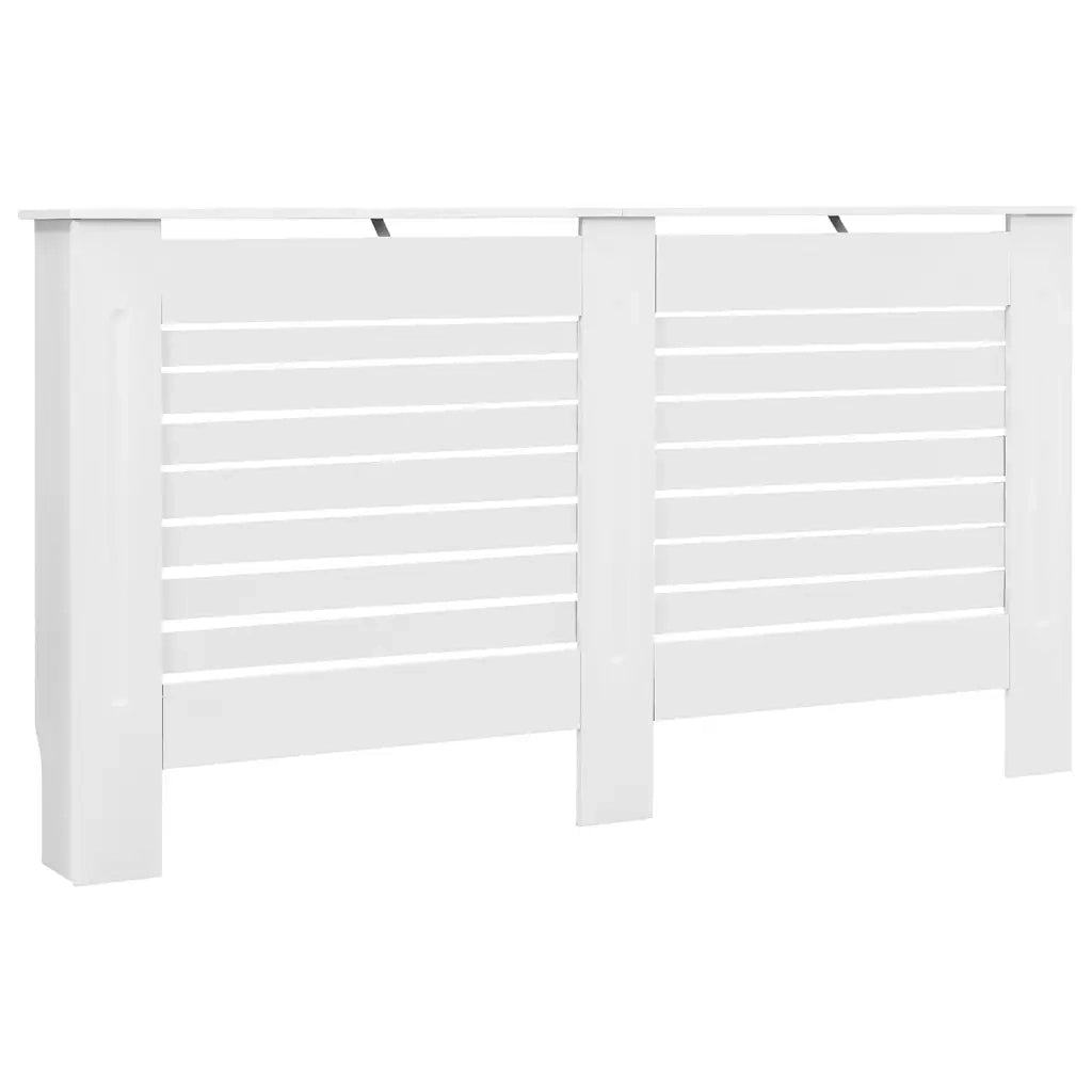 Copertura per Radiatore Bianca 152x19x81,5 cm in MDF 284321