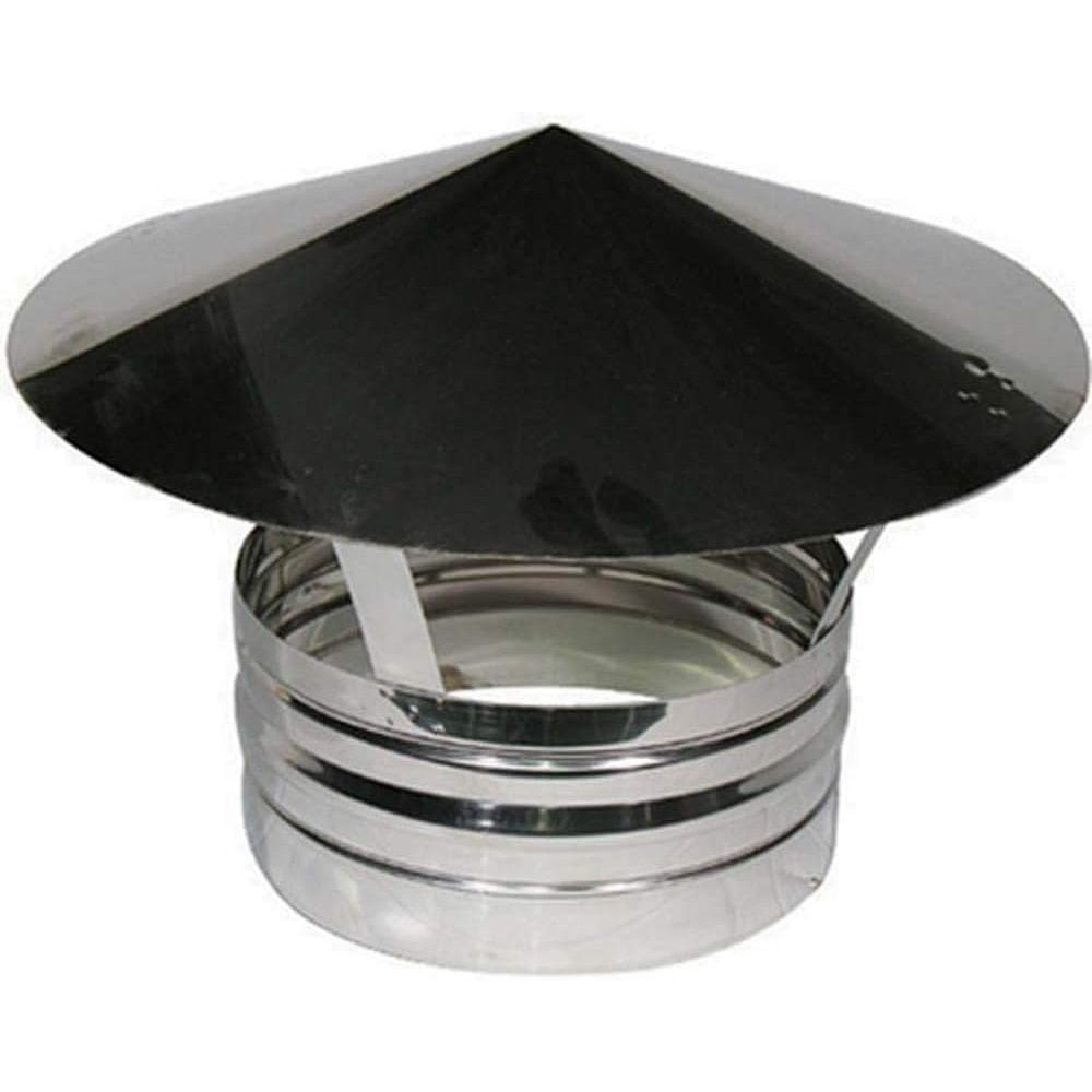 Diankamin terminale in acciaio per canne fumarie diametro 120 mm