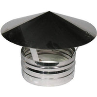 Diankamin terminale in acciaio per canne fumarie diametro 120 mm