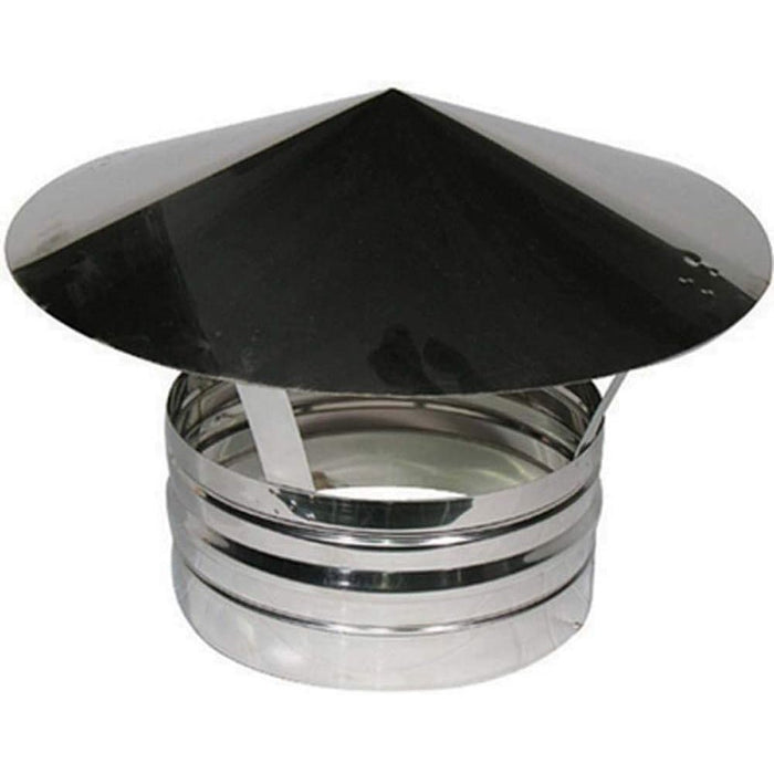 Diankamin terminale in acciaio per canne fumarie diametro 120 mm