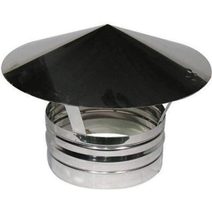 Diankamin terminale in acciaio per canne fumarie diametro 120 mm