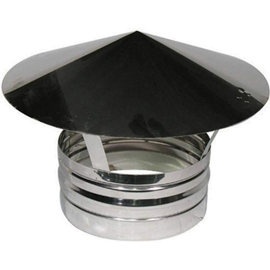 Diankamin terminale in acciaio per canne fumarie diametro 120 mm