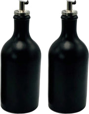 Fiaschetta in ceramica nera da 500 ml con beccuccio - Made in Germany