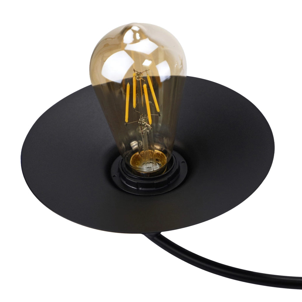 ZMH Lampada da soffitto stile industriale retrò nero E27 per corridoio camera letto sala pranzo soggiorno interno