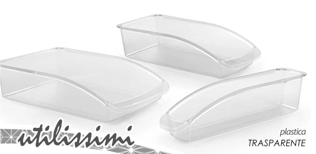 SET 3 CONTENITORI MULTIUSO DA CUCINA IN PLASTICA 3 DIMENSIONI